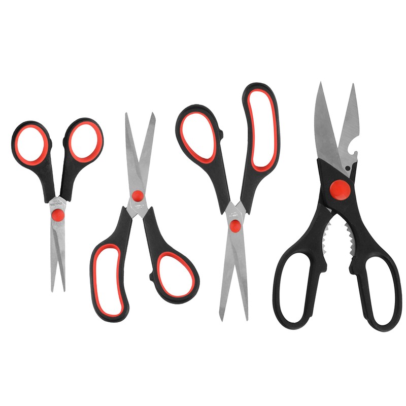 eZthings Scissors Set for Home Crafts and Arts or Office