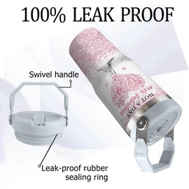 40 Oz Happy Birthday Cups for women Keeps Drinks Hot Cold Ice, Mothers Day Gift for Stainless Steel Happy Birthday Mug , Birthdays Tumbler for Women with Handle & Straw, Birthdays Gifts for Female