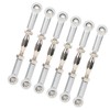 6Pcs Aluminum Alloy Adjustable Push RodsTurnbuckle Rod Linkage Accessories for