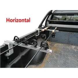 Brocraft Aluminum Clamp on Rod Holder for Truck or Boat / Truck Bed Rod Holder