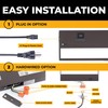 LED Under Cabinet Lighting Hardwired - 3CCT 9 Inch Bronze