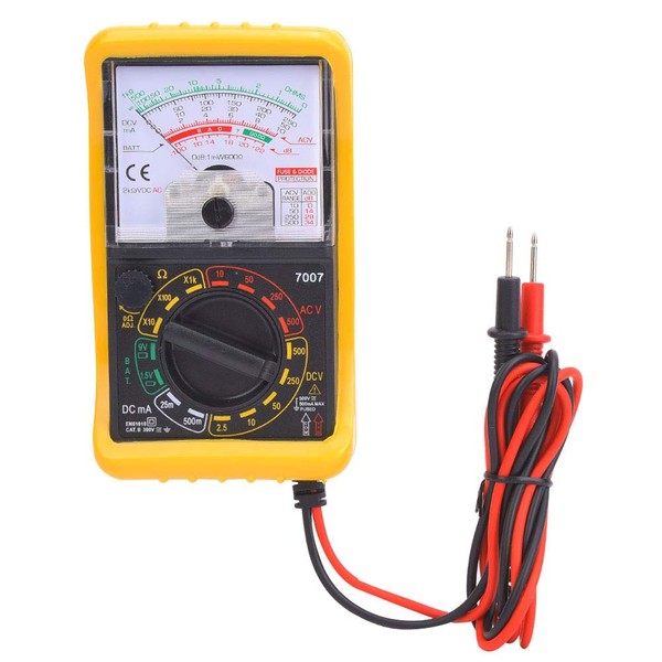 KT7007 Portable Handheld Pointer Multimeter Manual Range Analog Multimeter Voltmeter