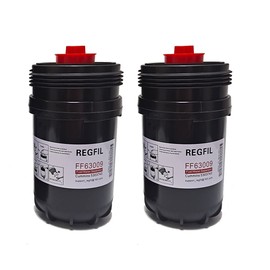 REGFIL FF63009 Fleetguard Fuel Filter Water Separator Replaces 5303743 FF63008 FH22168 5304214 5289121 FF63054NN 6.7 Cummins B/L series Diesel Engine Filtration Element 10 Micron On Highway-Bus/Truck