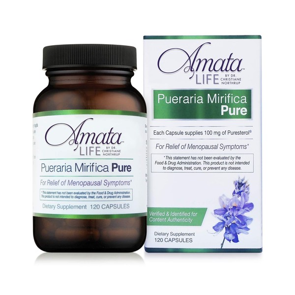 Amata Life by Dr. Christiane Northrup Pueraria Mirifica Pure for Menopause Sy...