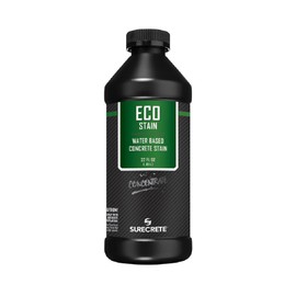 Surecrete Eco Stain Water-Based Stain for Concrete - 32 oz Concentrate - Domino