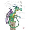 Bug Art Blank Greeting Card - Duncan Dragon, G032