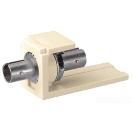 Panduit CMSTIW Multi-Mode Fiber Optic Adapter Module with Phosphor Bronze Sleeve, Off White