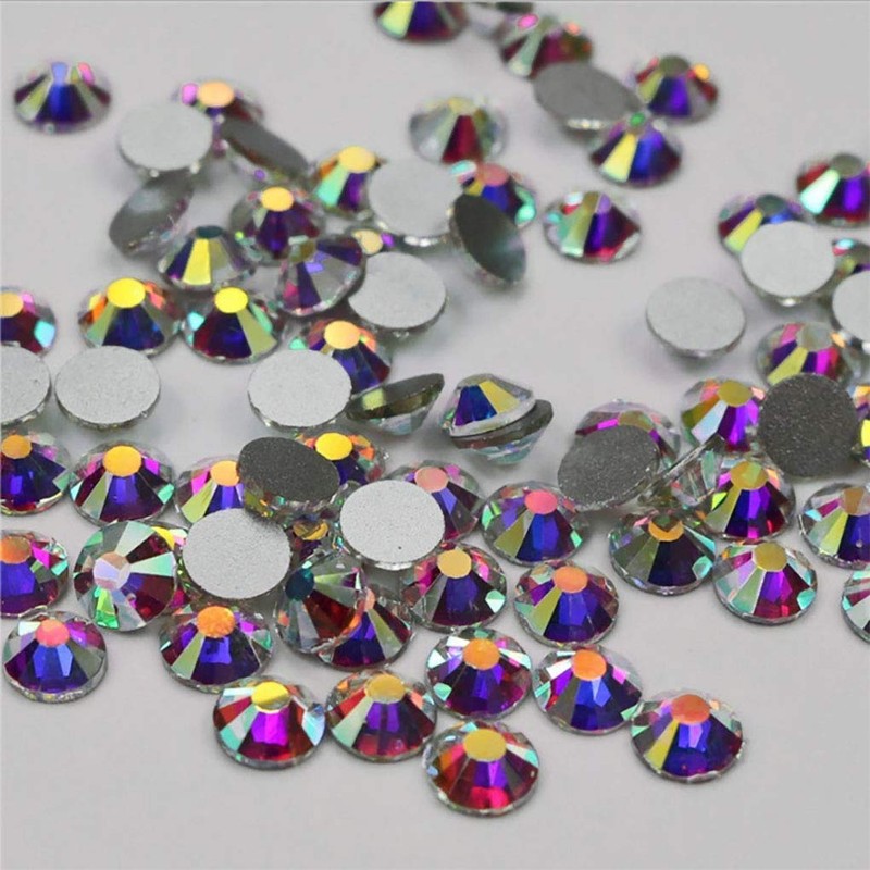 XIULI Rhinestones, DIY Nail Decoration and Clothes, High Luminous, White