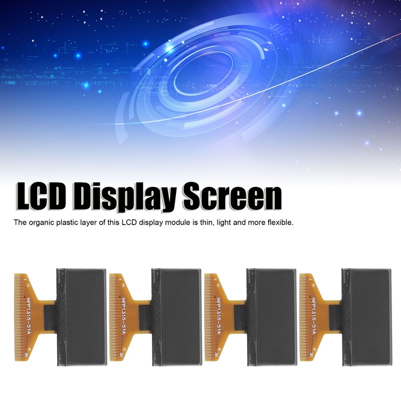 4Pcs LCD Display Module Thin Plastic Layer 128 X 64