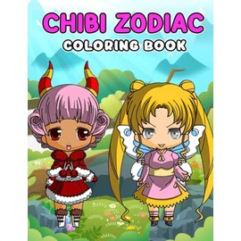 Chibi Zodiac Coloring Book: High-Quality Coloring Pages Of Kawaii Zodiac Signs For All Ages To Have Fun | Ideal Gift For Special Occasions