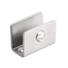 sourcing map Glass Shelf Brackets Stainless Steel Clamp Clip Holder