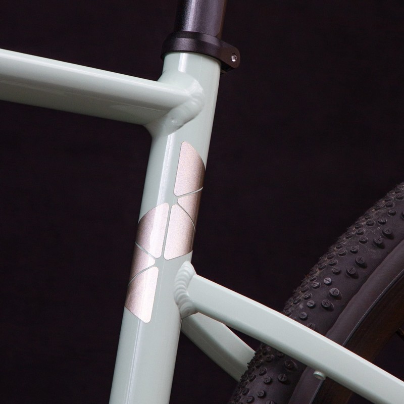 Luxshield Reflector Sticker Set - Triangles Large - for Bicycle,