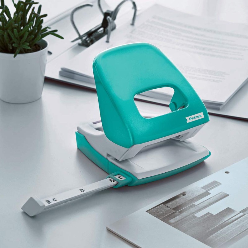 Petrus Wow Office Metal Drill Metallic Turquoise Blue Colour