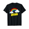 Envious Cute Funny Sarcastic Retro Vintage 80's Rainbow T-Shirt
