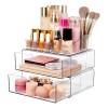 Organizador De Maquillaje Transparente 3 Niveles Con Cajones Transparente