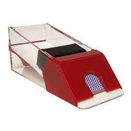 Casino Pro Security Blackjack Dealer Shoe - 4 Deck Red