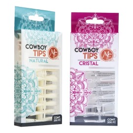 Mc Nails Tips Cowboy 400 Pzs , Color A Elegir , Mc Nails