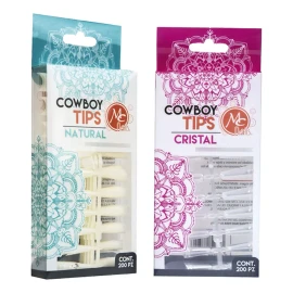 Mc Nails Tips Cowboy 400 Pzs , Color A Elegir , Mc Nails