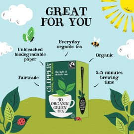 Clipper Organic Pure Green Tea, 20 teabags