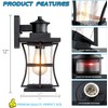 Motion Sensor Outdoor Wall Lights Fixture, Advanced Dusk to Dawn