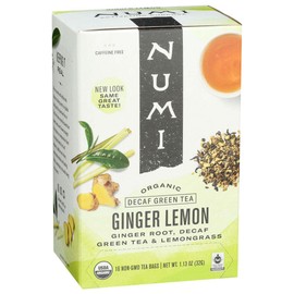 Numi Organic Decaf Lemon Green Tea 16 Bag