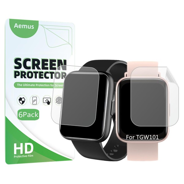Aemus Screen Protector Compatible for JeeJTek Smart Watch 1.83" (6