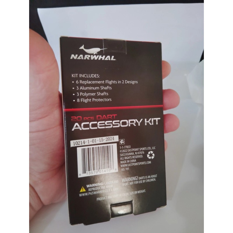 NARWHAL Dart Accessory Kit 20 Pc Throwing Darts Accessory Kit
