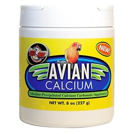 Zoo Med Avian Calcium Bird Food, Black, 8 Ounce (Pack of 1)