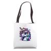 Awesome Rainbow Sunglasses Horse & Horn Cute Pixel Pony Tote