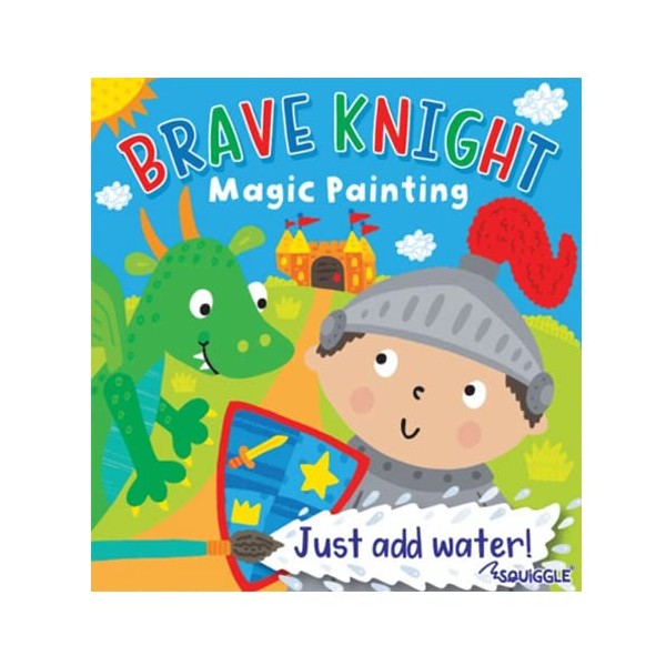 Sixstore Children's Magic Paint with Water Books (Brave Knight)
