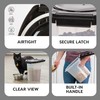 IRIS USA WeatherPro Airtight Pet Food Storage Container, Up to