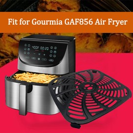 Chengziyue 8QT Air Fryer Tray for Gourmia GAF856 Air Fryers, Upgraded Double Layer Nonstick Coating Air Fryer Grill Pan Crisper Plate Rack Grate Grid Shelf for 8QT Gourmia Air Fryer, Dishwasher Safe