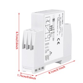 3-Phase Monitoring Relay, DPA51CM44 3-Phase Monitoring Relay Phase Sequence Protector 208-480VAC, Without Neutral, Phase Loss and Incorrect Phase Sequence