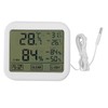 OWE034 4in Digital LCD Thermohygrometer Touch Screen Temperature Humidity Meter