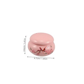 minkissy Travel-friendly Mini Makeup Containers Pcs Ceramic Jars for Creams Lipstick Refillable for Essential Oils Body Powders