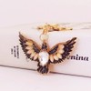 ARFUKA Keyring Rhinestone Eagle Model Pendant Keychain Key Ring Bag