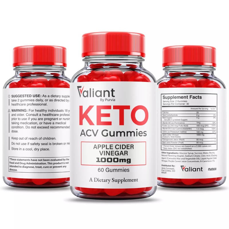 Purvia (3 Pack) Valiant Gummies Overall Extra Strength Support Formula