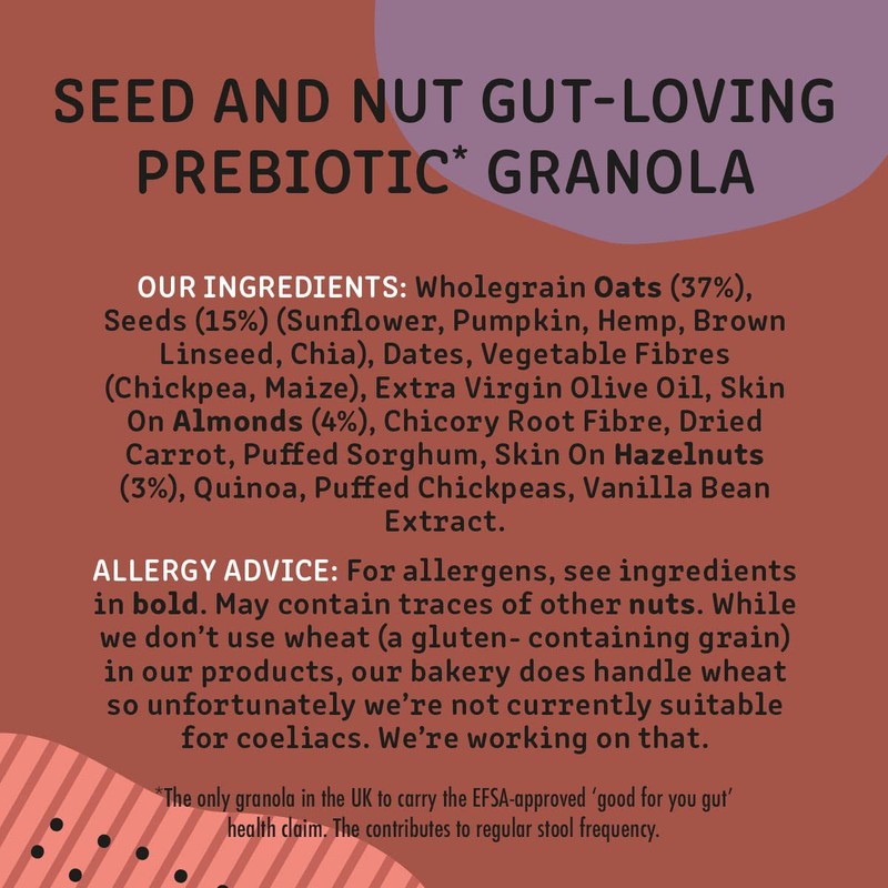 Bio&Me Super Seedy and Nutty Gut Loving Granola, 360 g