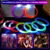 50 Pulseras Neon Luminosas Led Para Fiestas Glow Fiesta Boda