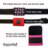 Dapper Dog Pet Tag Silencer and AirTag Holder (Black with