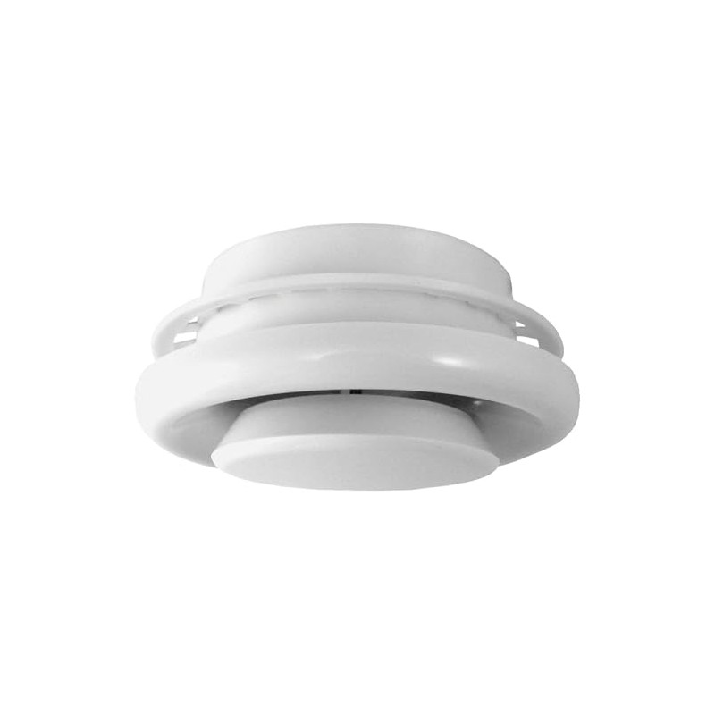 Deflecto Plastic Round Diffuser, 6", White (TFG6)