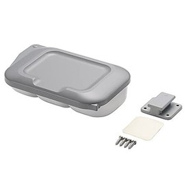 SHIMANO 983909 COMPE CS-701G Bait Box, Light Gray x Pure White