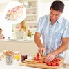 100 PCS Disposable Butterfly Fruit Picks, Bamboo Skewer Flower Picks,