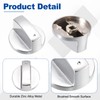 sourcing map 5Pcs Gas Stove Knob, 6mm Universal Cooker Replacement