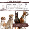 Reflective Martingale Dog Collar with Chain,Comfort Padded Strap No-Pull Dog