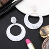 Acrylic Earrings For Women Statement Geometric Earrings Resin Acetate Drop