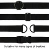 RETON 25MM 10 Yards Black Nylon Heavy Webbing Strap (25MM,