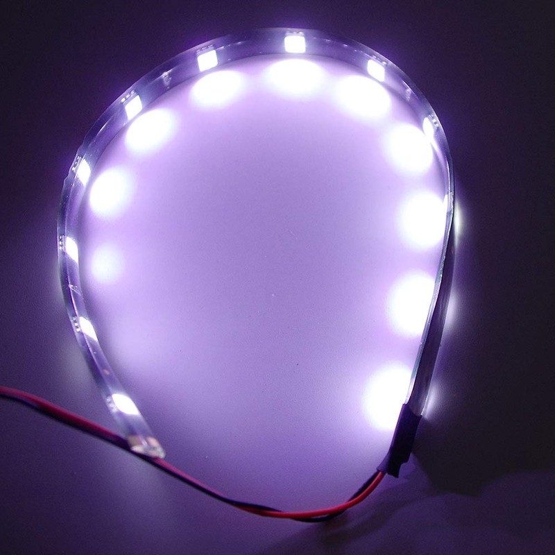 HYADA DC 12V Waterproof 1Ft 12 LED Strip Underbody Light