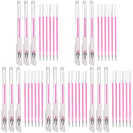 NUOBESTY 5 Sets Microblading Marker Pen Set Tattooing Pen Tool Makeup Position Mapping Eyebrow Marker Tattoo Stencil