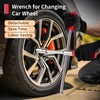 BCJCLTS Lug Wrench, Tire Wrench With 1/2-Inch Drive and 2PCS